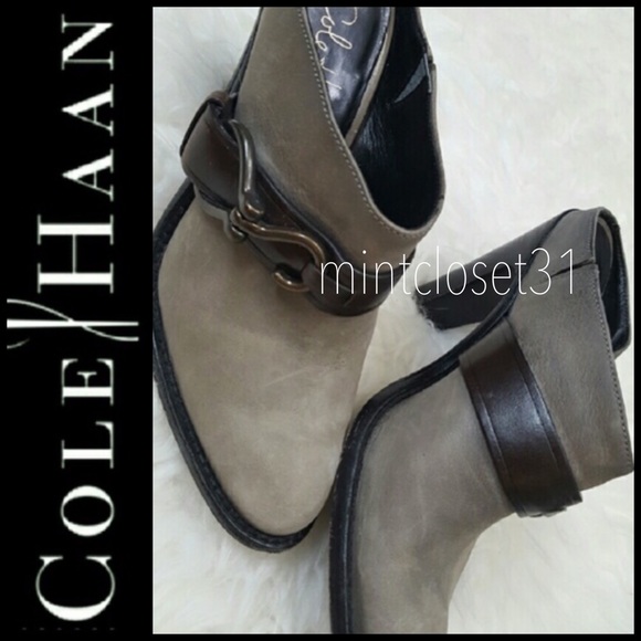 Cole Haan Shoes - Cole Haan Leather Mules Heels